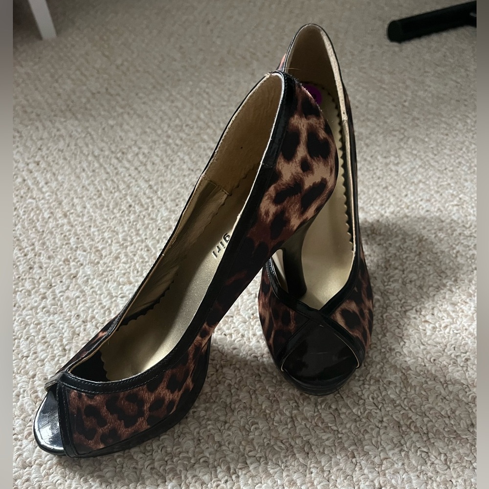 Madden Girl cheetah print heels